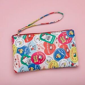 Hello Kitty Multicolor Wristlet Pouch